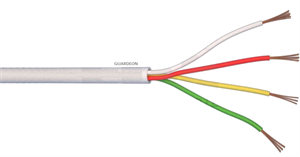 4 leder blød alarm kabel - 100M